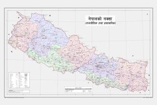 भारतले मिचेको नेपाली भूमी समेटेर जारी भयो नेपालको नक्सा