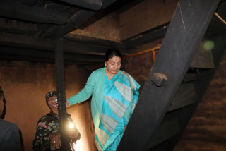 राष्ट्रपति भण्डारी आफू जन्मिएको पुगिन् घर