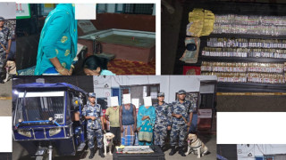 वीरगञ्ज भन्सारबाट ६०० एम्पुल लागूऔषधसहित तीन जना पक्राउ